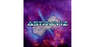 Eta Carinae with "Astroviz" text overlay