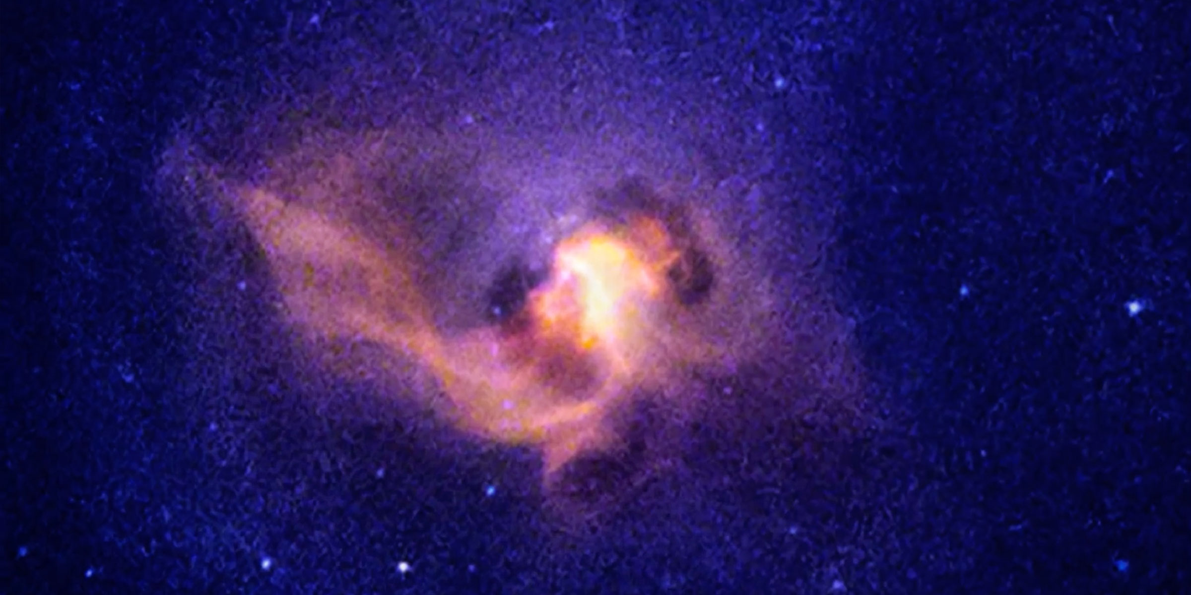 Black hole in a super massive black hole