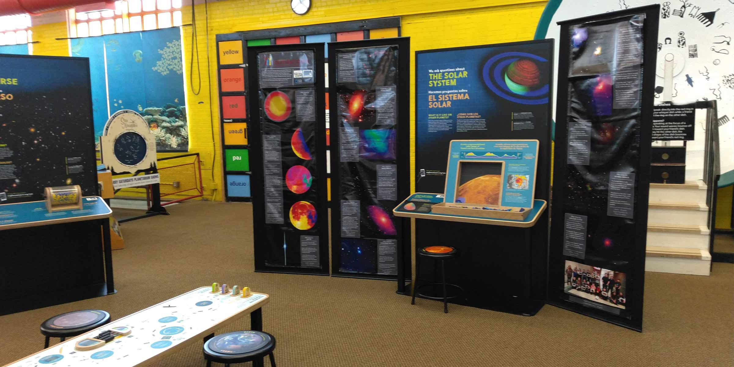 Astronomical Exhibit Display in a Children's Museum
