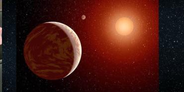 Illustration of an exoplanet