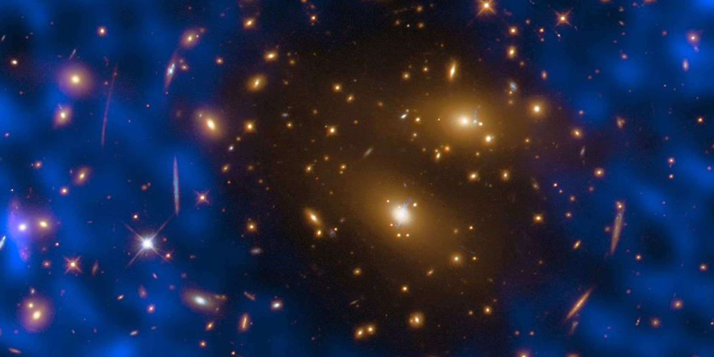 Microwave radiation that permeates the entire cosmos