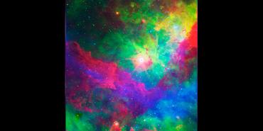 Multi-wavelength image of the Carina Nebula