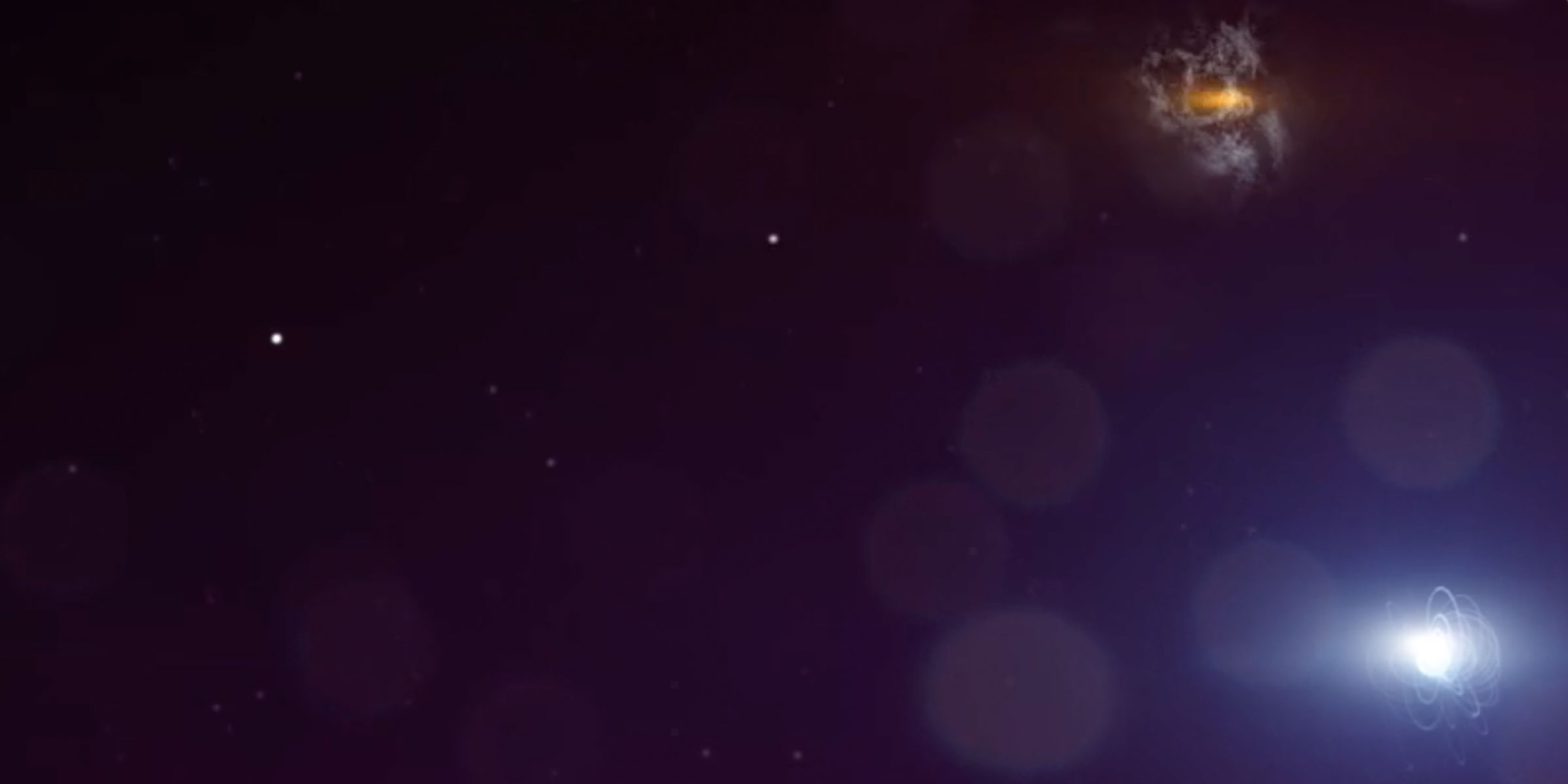 Radio waves from objects in space