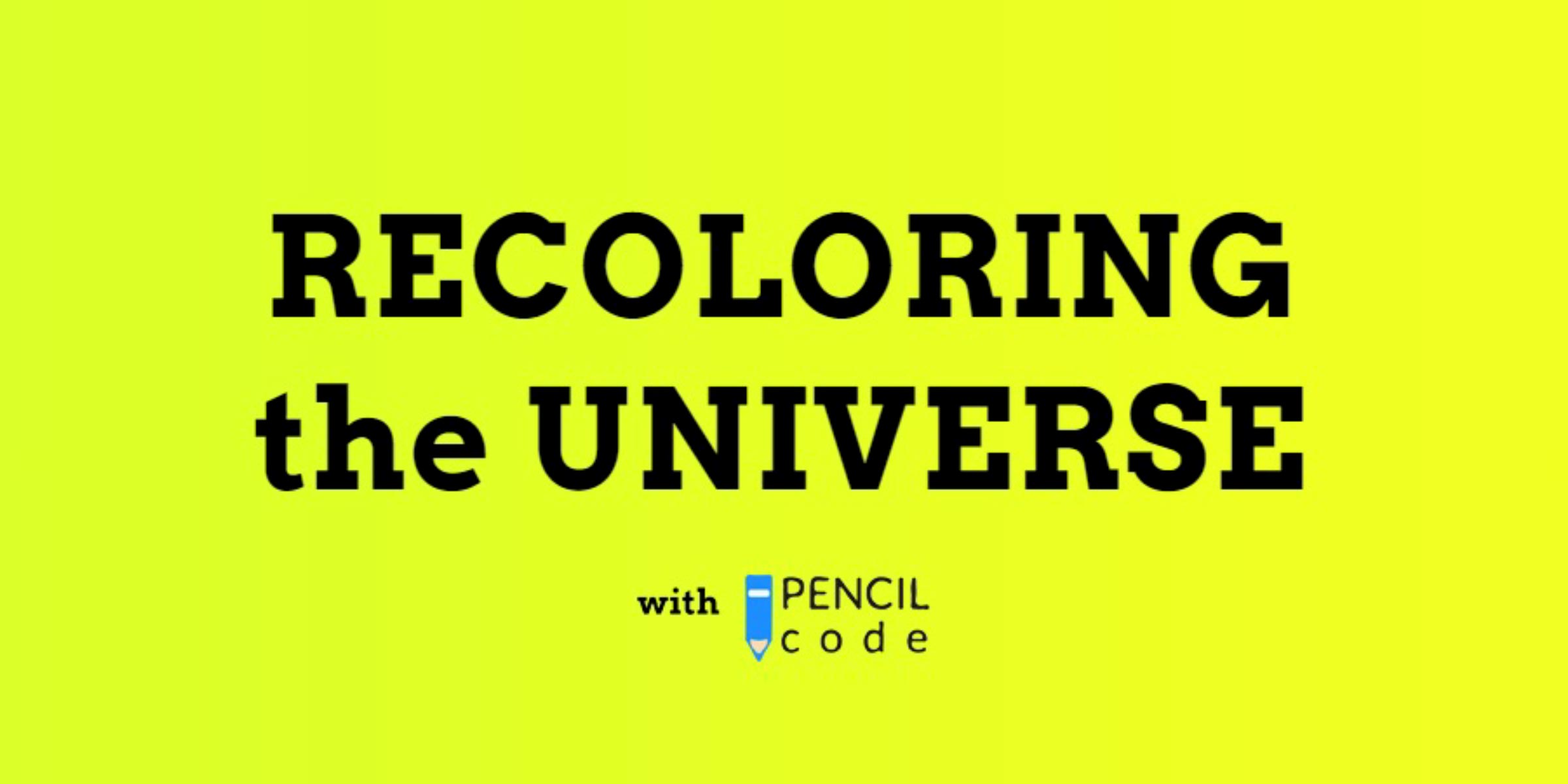Recolor the Universe logo