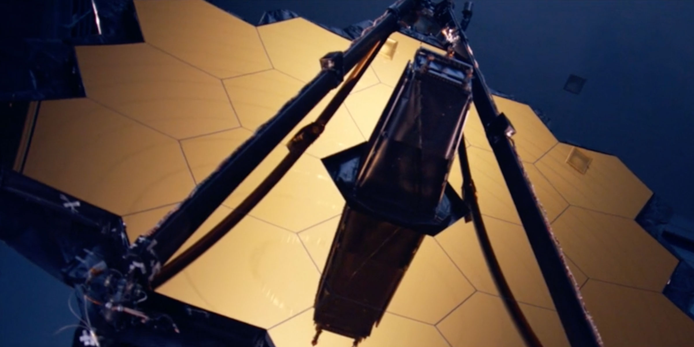 Primary mirror of the Webb Space Telescope