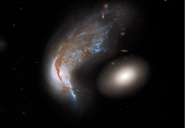 Colliding Galaxy Pair Arp 142
